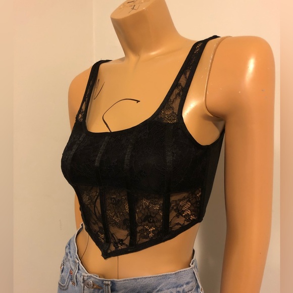 Lace Corset Top - Picture 2 of 3